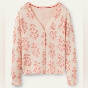 Anita Printed Fluffy Cardigan Alpaca Blend Never Used